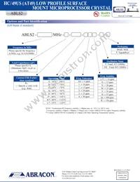 ABLS2-50.000MHZ-D4YF-T Datasheet Page 2