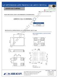 ABM10-166-12.000MHZ-T3 Datasheet Page 2