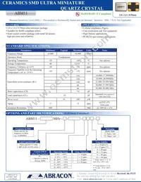 ABM11-44.000MHZ-B7G-T Datasheet Cover