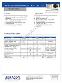 ABM12W-40.6100MHZ-4-J1Z-T3 Datasheet Cover