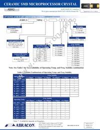 ABM2-8.192MHZ-D4Y-T Datasheet Page 2