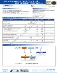 ABM3X-102-32.000MHZ-T Datasheet Cover