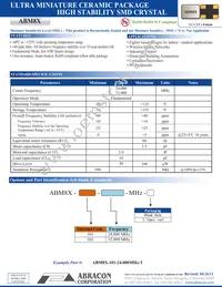 ABM8X-101-24.000MHZ-T Datasheet Cover