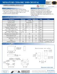 ABM9-16.000MHZ-10-D-1U-T Datasheet Cover