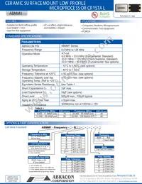ABMM1-24.000MHZ-16-T Datasheet Cover