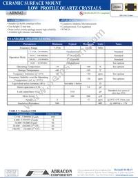 ABMM2-64.000MHZ-E2-T Datasheet Cover