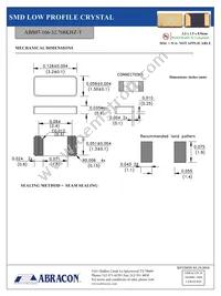 ABS07-166-32.768KHZ-T Datasheet Page 2