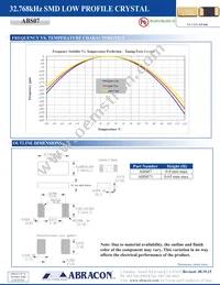 ABS07-32.768KHZ-4-T Datasheet Page 2