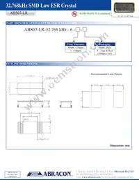 ABS07-LR-32.768KHZ-6-T Datasheet Page 2