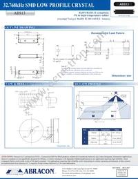 ABS13-32.768KHZ-T Datasheet Page 2