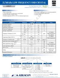 ABS25-60.000KHZ-T Datasheet Cover
