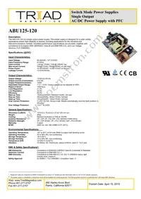 ABU125-120 Datasheet Cover
