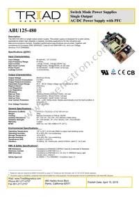 ABU125-480 Datasheet Cover