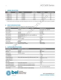 ACC600-1T48 Datasheet Page 2
