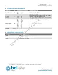 ACC600-1T48 Datasheet Page 6
