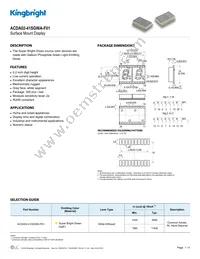 ACDA02-41SGWA-F01 Datasheet Cover