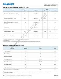 ACDA02-41SURKWA-F01 Datasheet Page 2