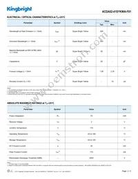 ACDA02-41SYKWA-F01 Datasheet Page 2