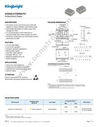 ACDA03-41CGKWA-F01 Datasheet Cover