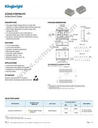 ACDA03-41SEKWA-F01 Datasheet Cover