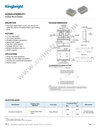 ACDA03-41SGWA-F01 Datasheet Cover