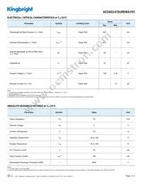 ACDA03-41SURKWA-F01 Datasheet Page 2