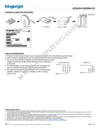 ACDA03-41SURKWA-F01 Datasheet Page 4