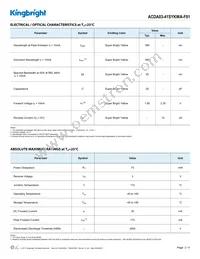 ACDA03-41SYKWA-F01 Datasheet Page 2