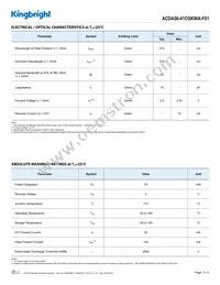 ACDA56-41CGKWA-F01 Datasheet Page 2