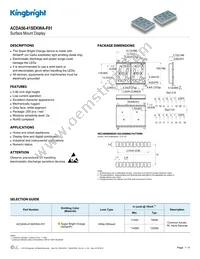 ACDA56-41SEKWA-F01 Datasheet Cover