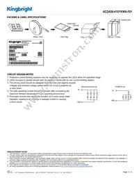 ACDA56-41SYKWA-F01 Datasheet Page 4