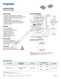 ACDA56-51SYKWA Datasheet Cover