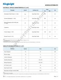 ACDC02-41SYKWA-F01 Datasheet Page 2