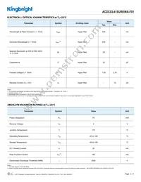 ACDC03-41SURKWA-F01 Datasheet Page 2