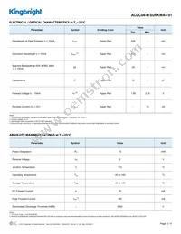 ACDC04-41SURKWA-F01 Datasheet Page 2