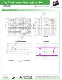 ACM-21H-121-T Datasheet Page 2