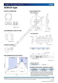ACM12V-701-2PL-TL00 Datasheet Page 3