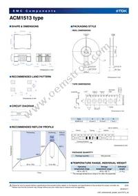 ACM1513-551-2PL-TLHF Datasheet Page 3