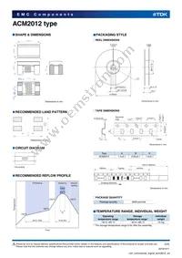 ACM2012-402-2P-T002 Datasheet Page 3