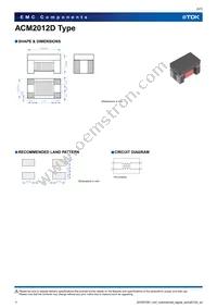 ACM2012D-900-2P-T Datasheet Page 5