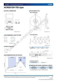 ACM2012H-381-2P-T05 Datasheet Page 3