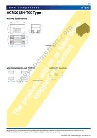 ACM2012H-900-2P-T00 Datasheet Page 5