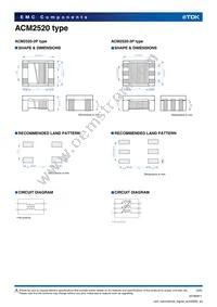 ACM2520-451-2P-T002 Datasheet Page 3