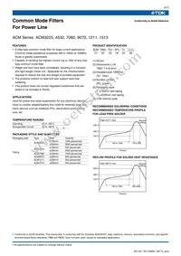 ACM3225-601-2P-T001 Datasheet Page 5