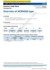 ACM4520-901-2P-TL000 Datasheet Page 3