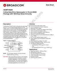 ACNT-H343-500E Datasheet Cover