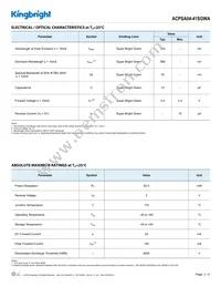 ACPSA04-41SGWA Datasheet Page 2