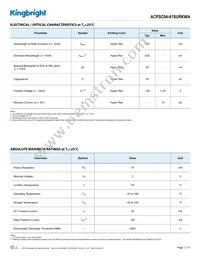 ACPSC04-41SURKWA Datasheet Page 2