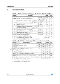 ACS108-6SUF-TR Datasheet Page 2