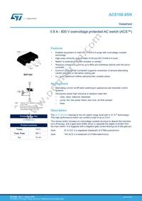ACS108-8SN-TR Datasheet Cover